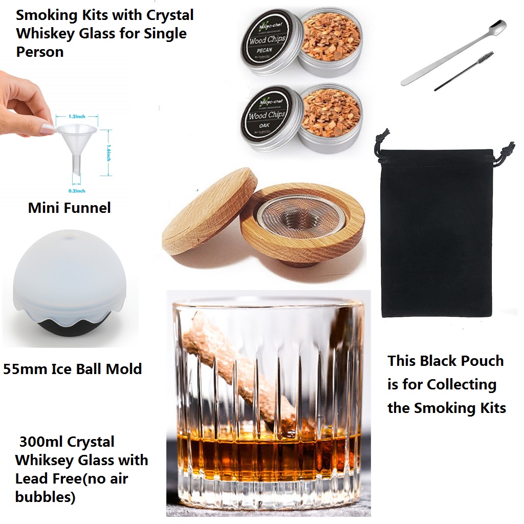 Crystal Wine Glass - Verre à whisky avec kit de
