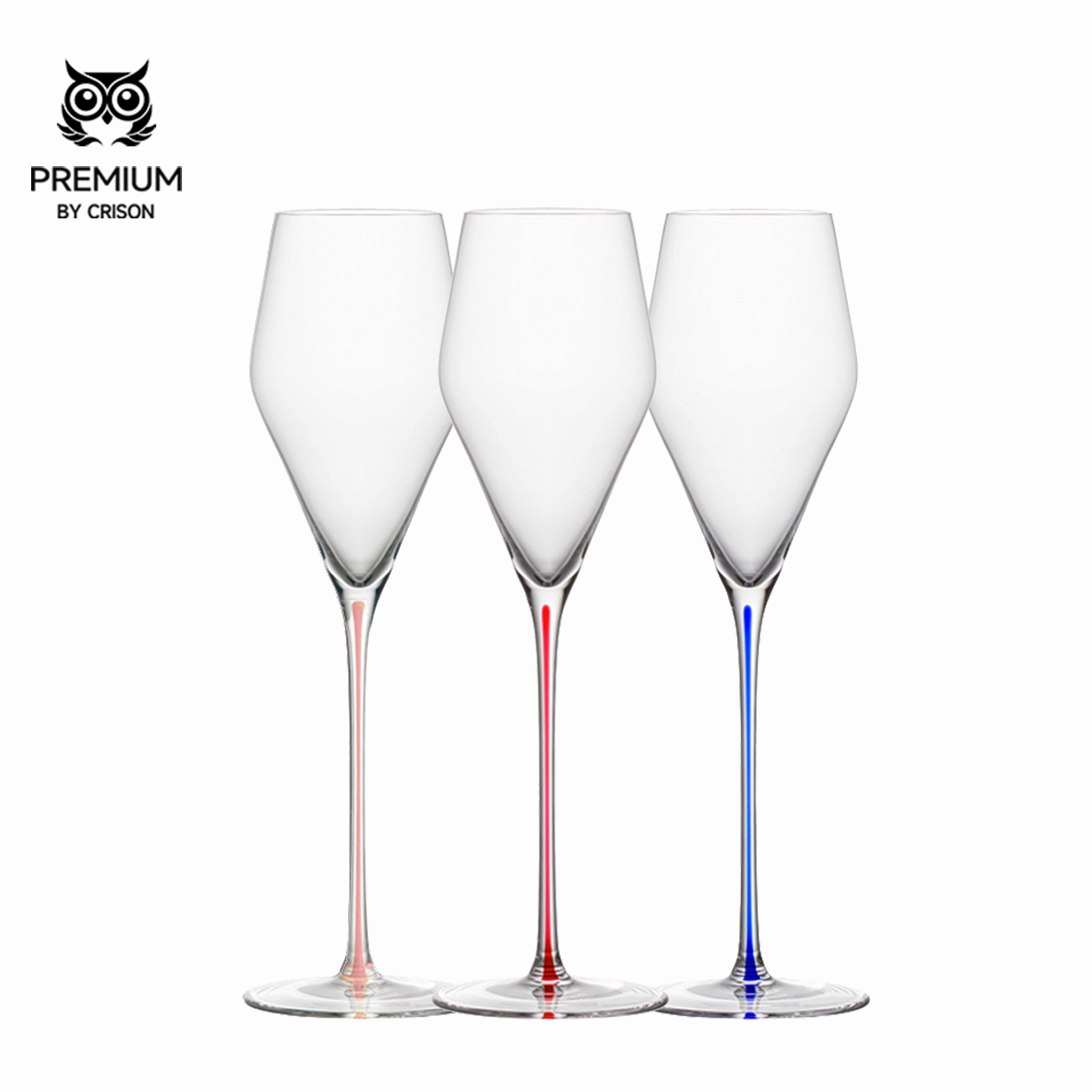 Crystal Wine Glass - CRISON PREMIUM Verre de cristal haut