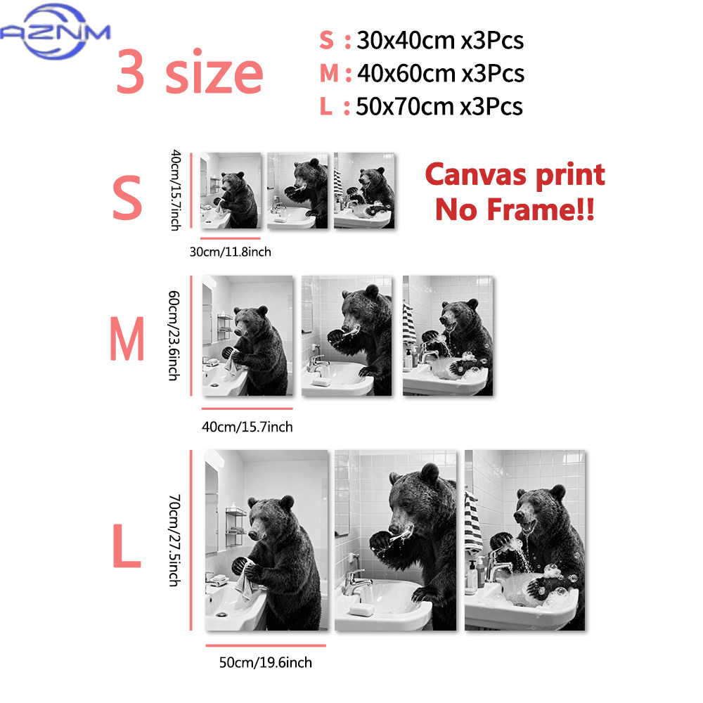 Luxury Lifestyle Picture - Lot de 3 affiches sur toile