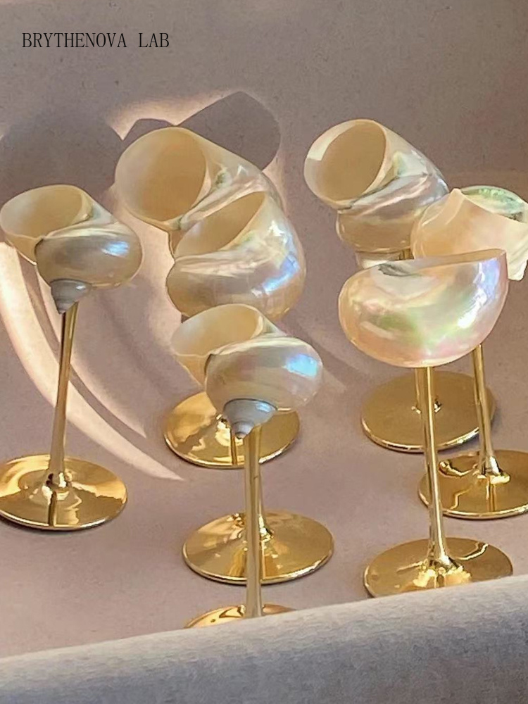 Crystal Wine Glass - AhunderJiaz Verres à vin rétro en