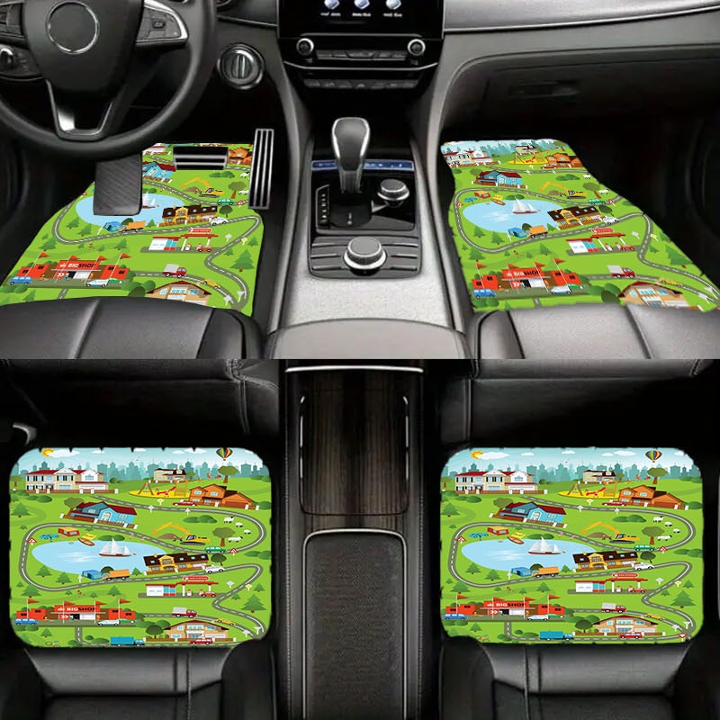 Luxury Lifestyle Cars - 4 tapis de sol de voiture