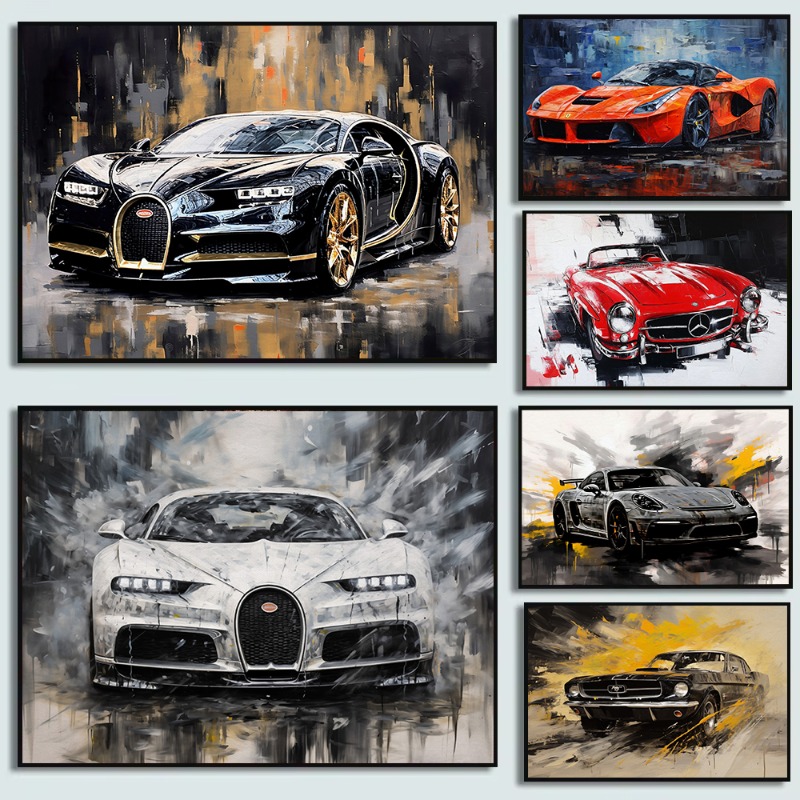 Vintage peinture à l'huile Sty - Luxury Lifestyle Cars avis et prix