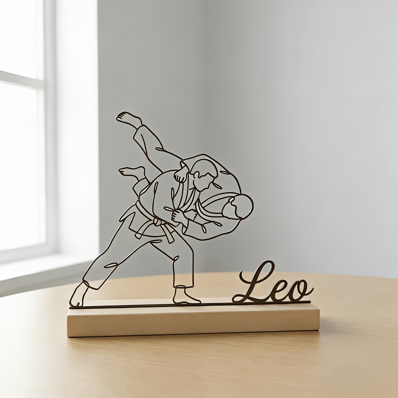 Statue d'arts martiaux de judo - Personalized Engraved Gift avis et prix